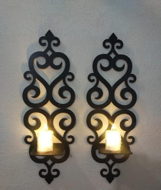 Beautiful 2-Piece wooden 3d Wall Sconce Set for Stylish Room Decoration