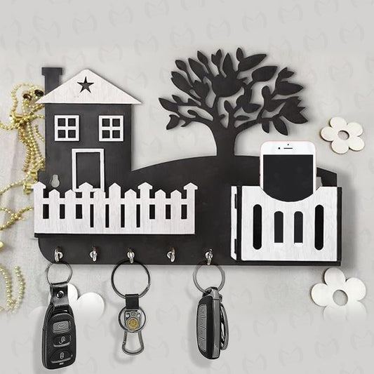 AL NOOR Traders Brand SWEET HOME OR OFFICE DESIGNER KEY HOLDER Wood