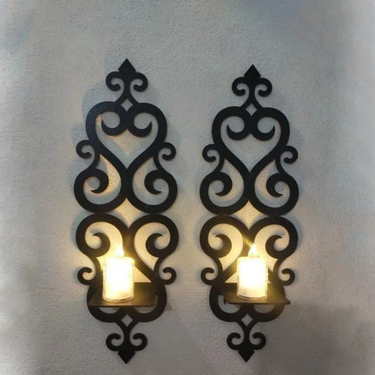 Beautiful 2-Piece wooden 3d Wall Sconce Set for Stylish Room Decoration