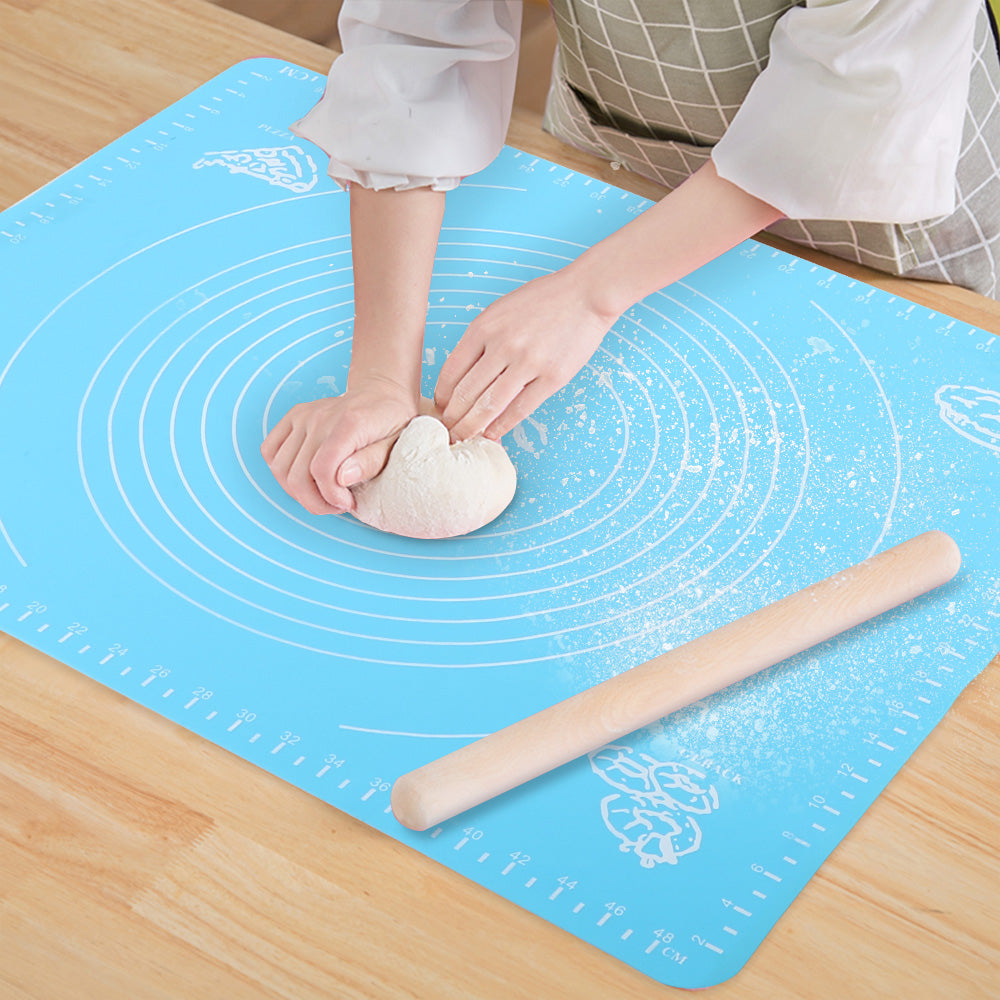 Silicone Baking Mat for Pastry & Roti Rolling Extra Large with Measurements