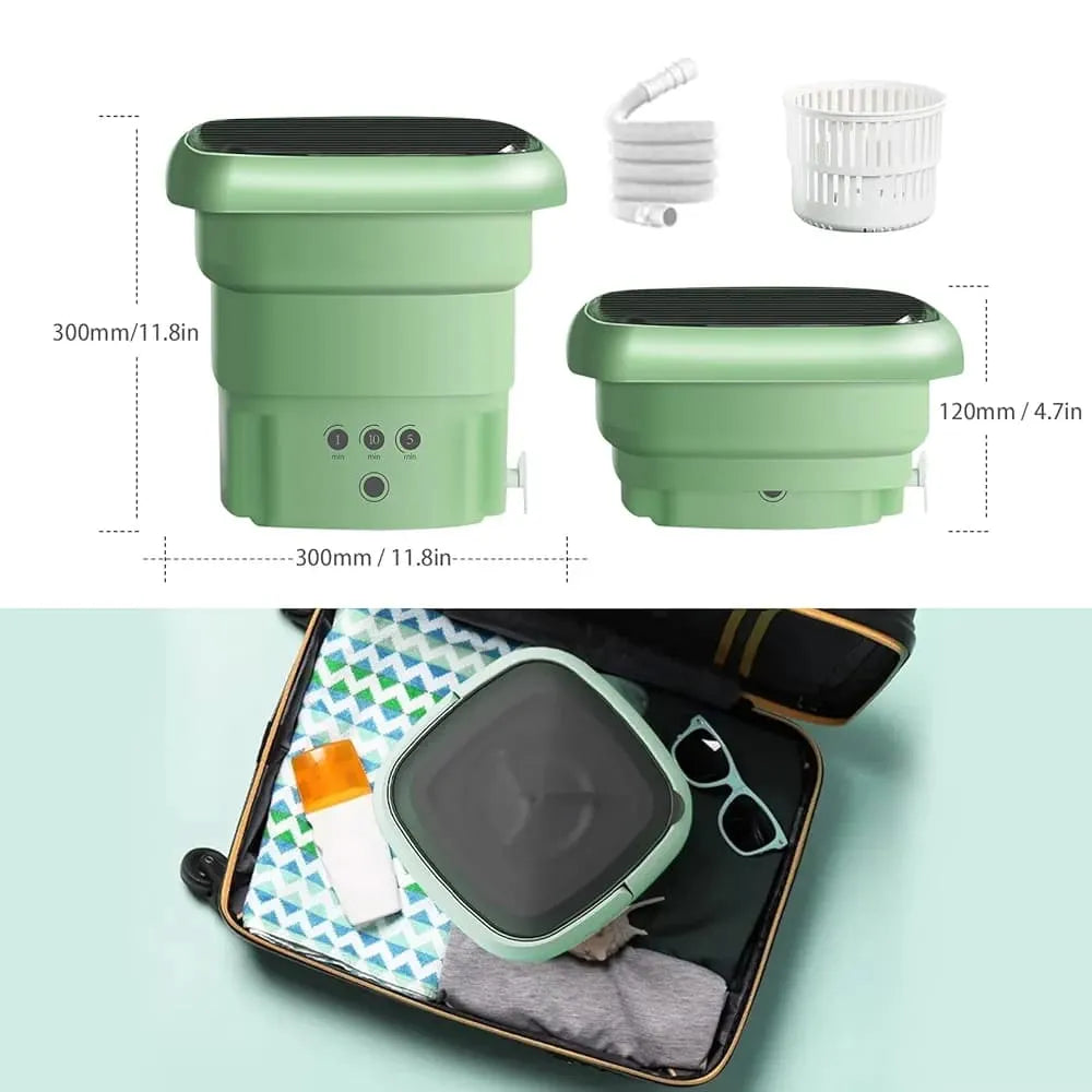 Mini Portable Washing Machine – Foldable Washing Machine