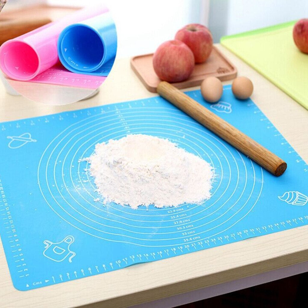 Silicone Baking Mat for Pastry & Roti Rolling Extra Large with Measurements