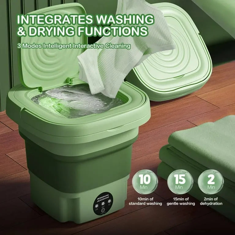 Mini Portable Washing Machine – Foldable Washing Machine